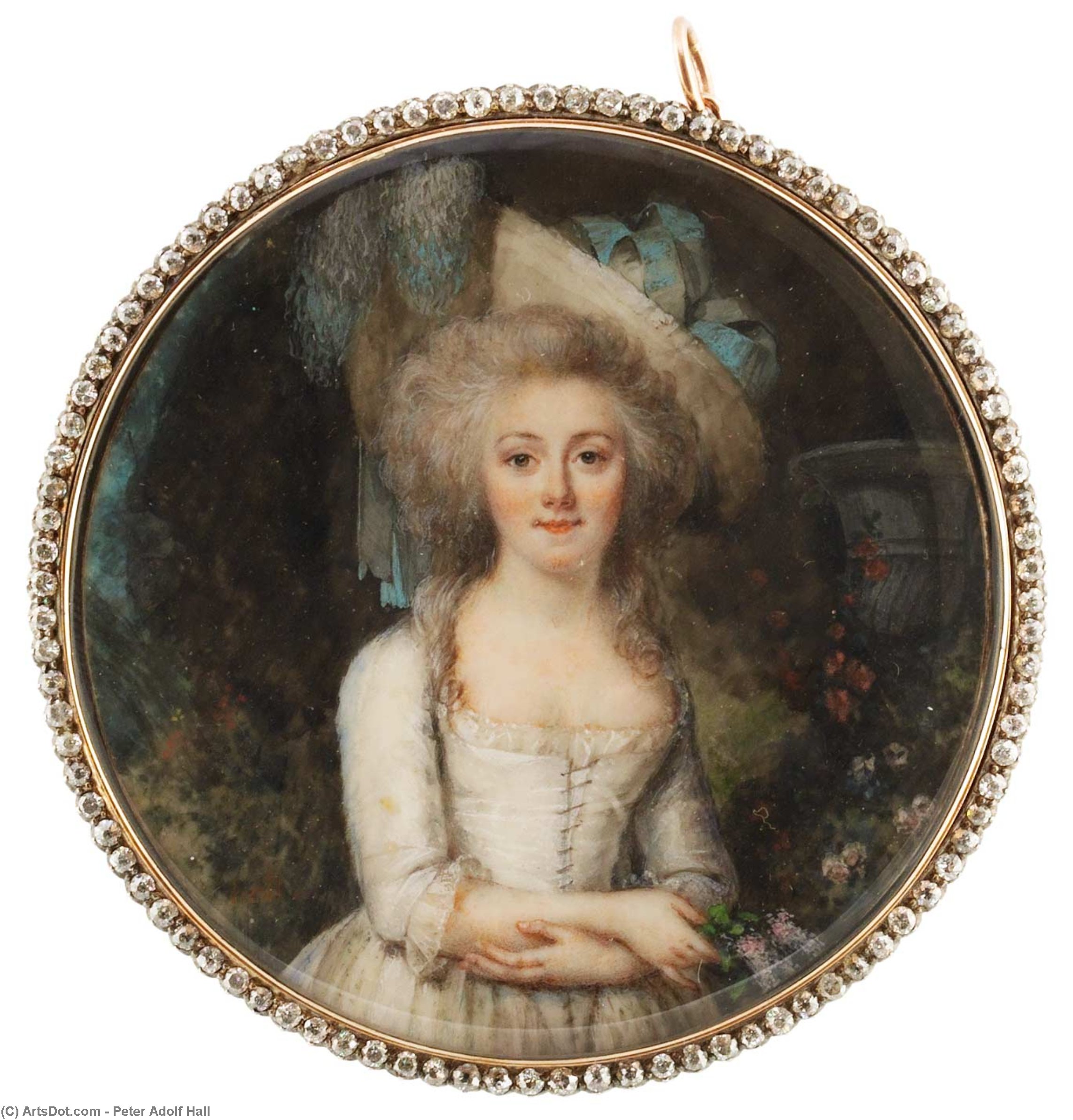 Portrait Of An Unknown Woman — Peter Adolf Hall