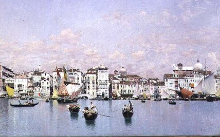 The Doge's Palace And The Riva Degli Schiavoni, Venice — Martín Rico Y Ortega