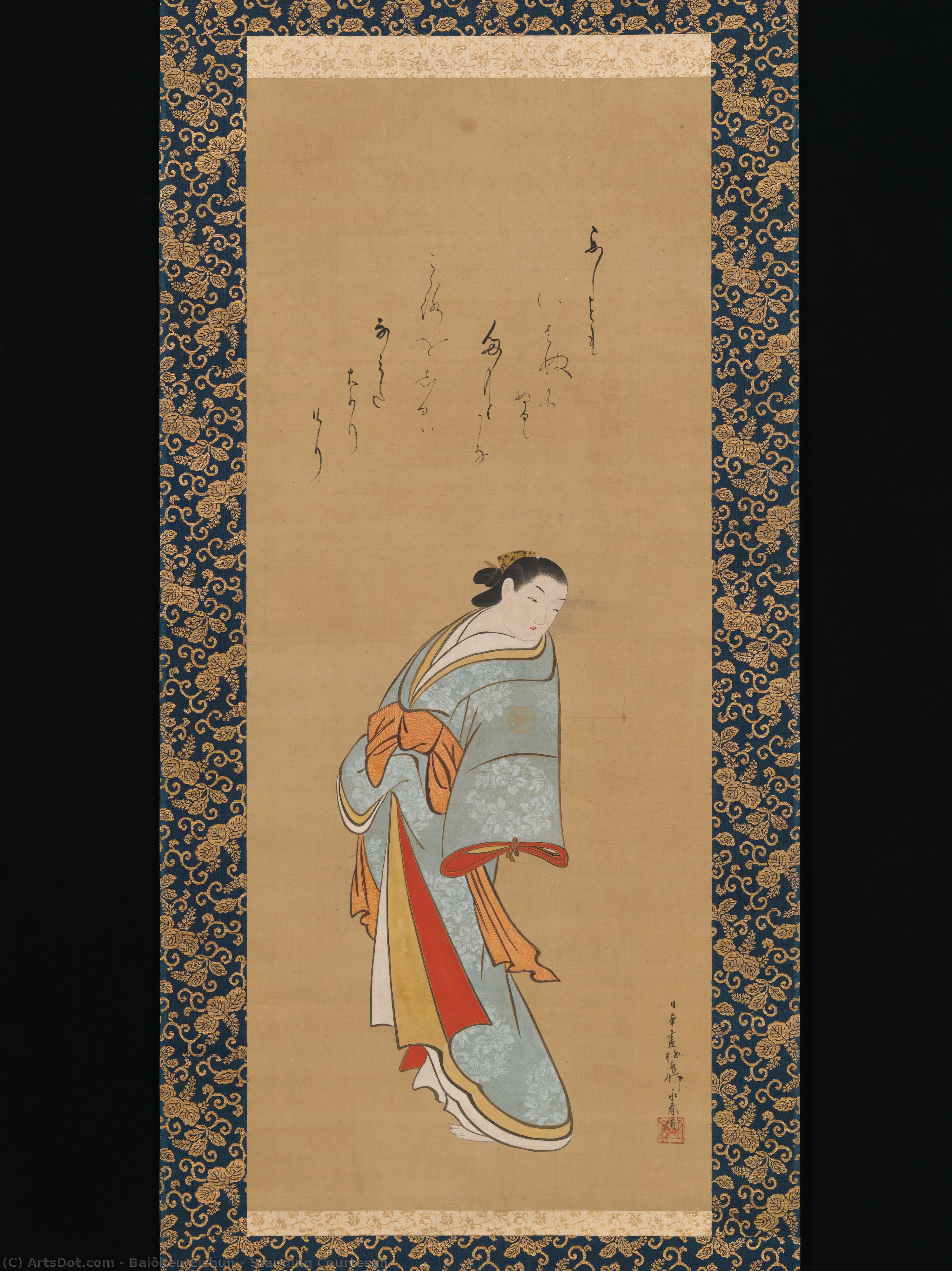 Standing Courtesan — Baiōken Eishun