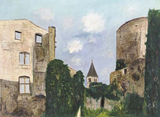 Castle Of Azergues (rhone) — Maurice Utrillo