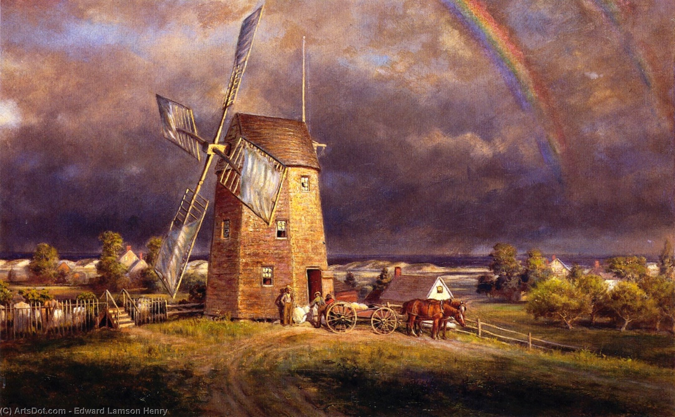Old Hook Mill, East Hampton — Эдвард Ламсон Генри