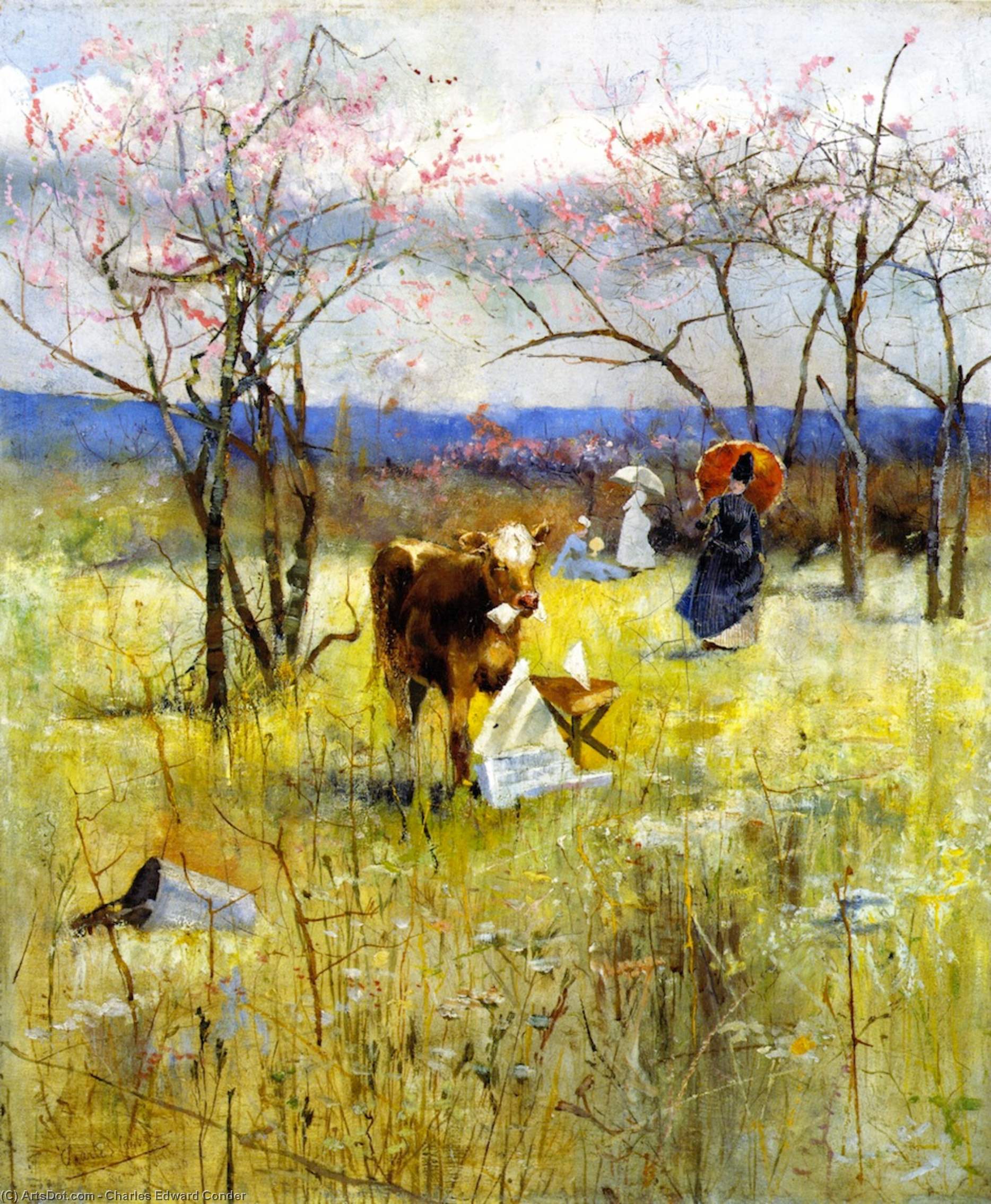 A Taste For Literature — Charles Edward Conder