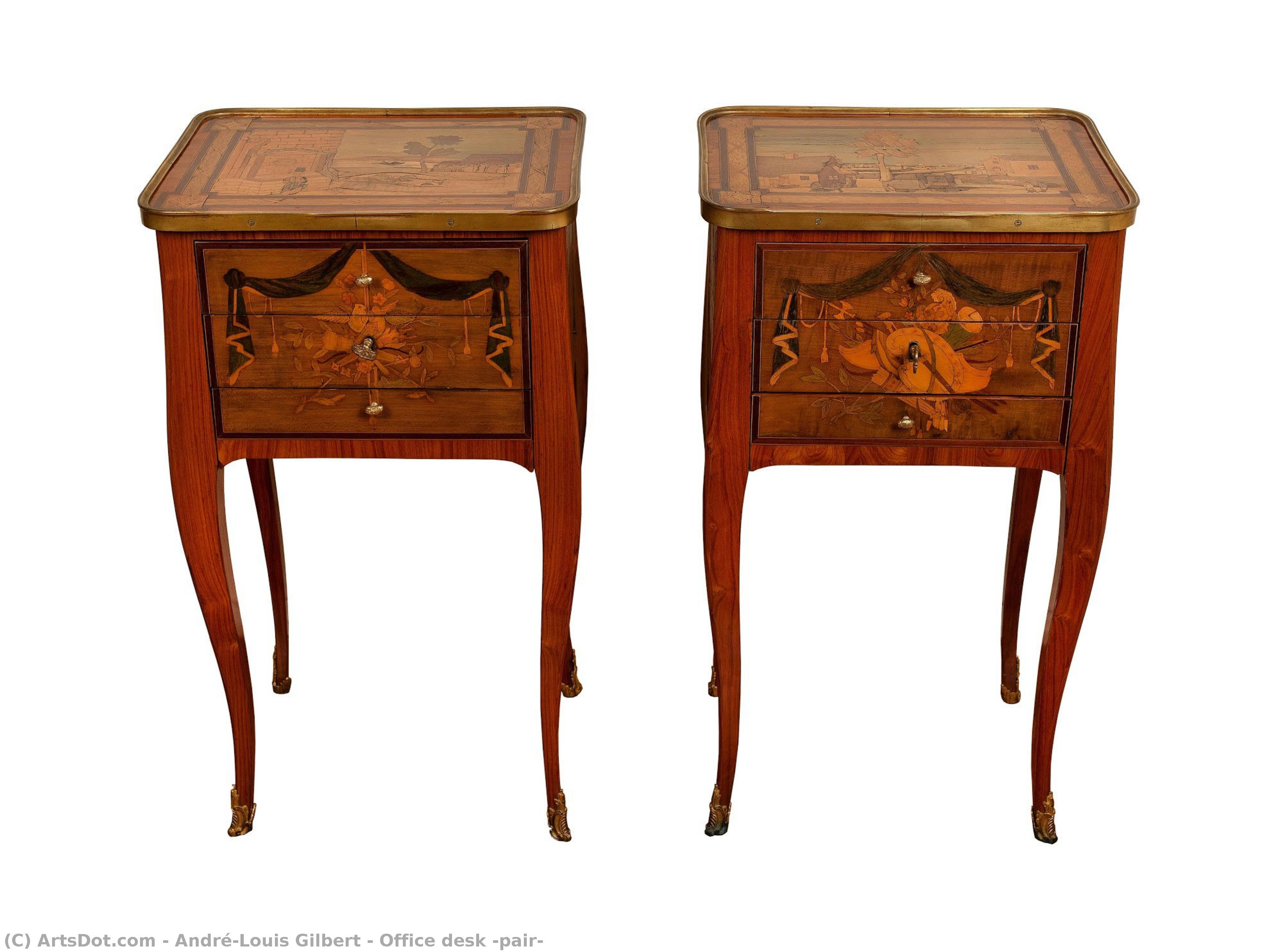 Office Desk (pair) — André-louis Gilbert
