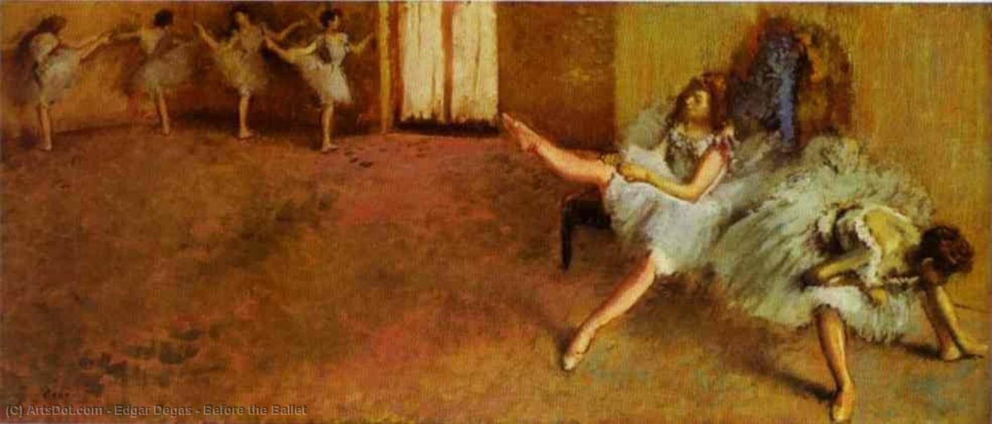 Before The Ballet — Hilaire-germain-edgar Degas