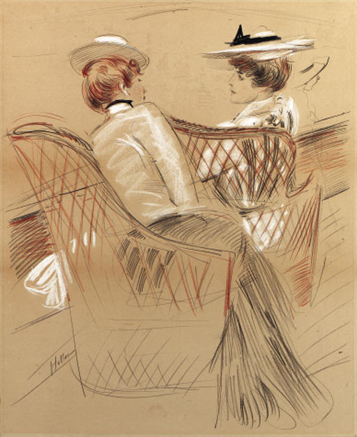 Madame Helleu On The Yacht Etoile 1 — Paul César Helleu