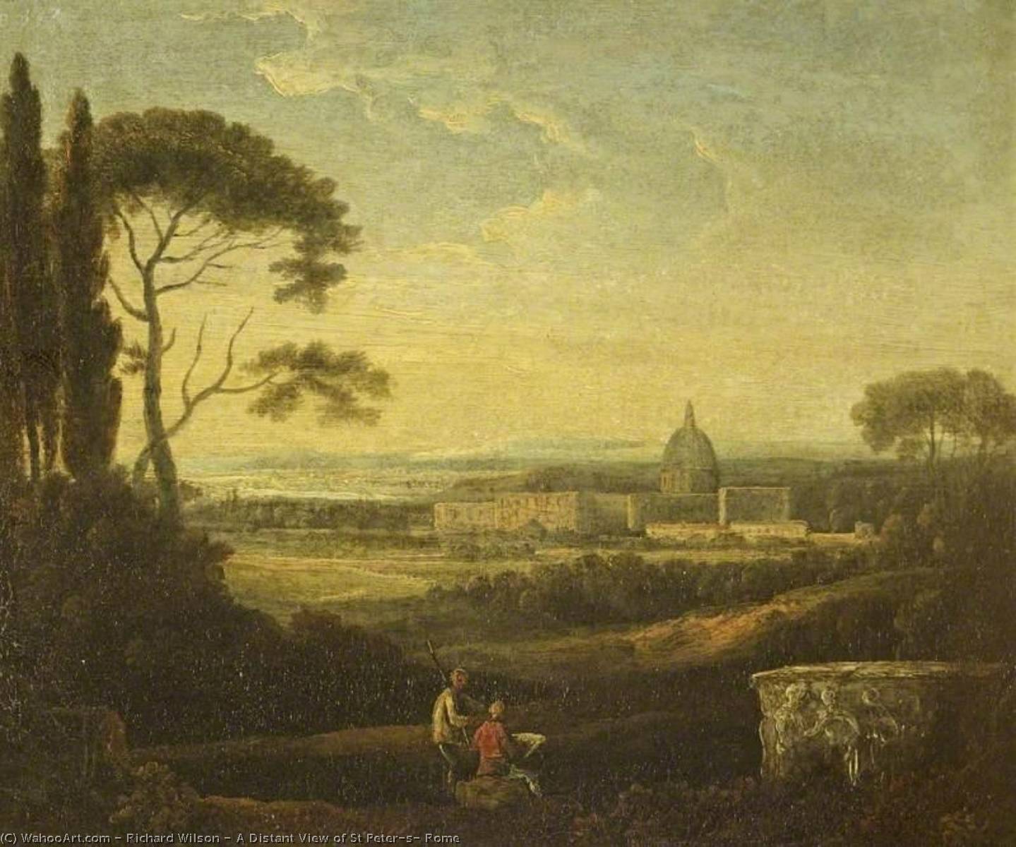 A Distant View Of St Peter's, Rome — Richard Wilson