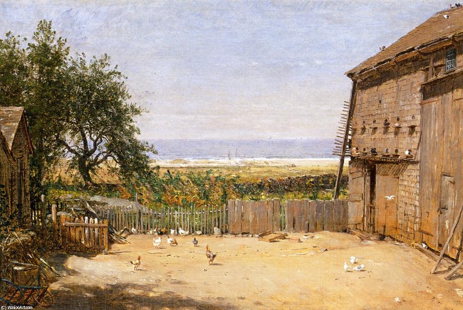 The Sea From The Dove Cote, Newport, Rhode Island — Thomas Worthington Whittredge