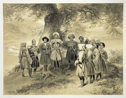 Reunion Of Tcherkesse Princes — Grigory Grigorievich Gagarin