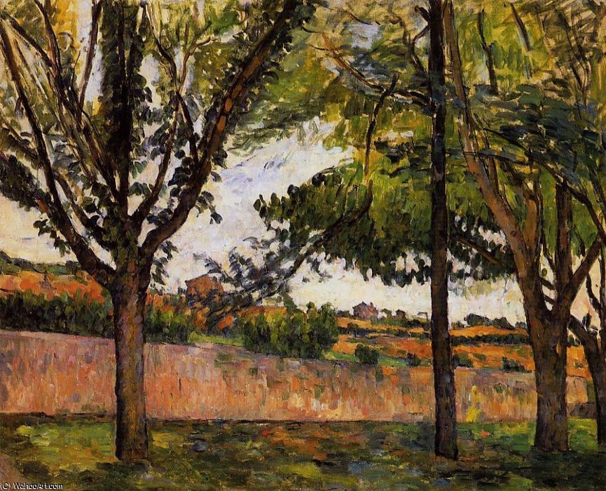 At Jas De Bouffan — Paul Cézanne