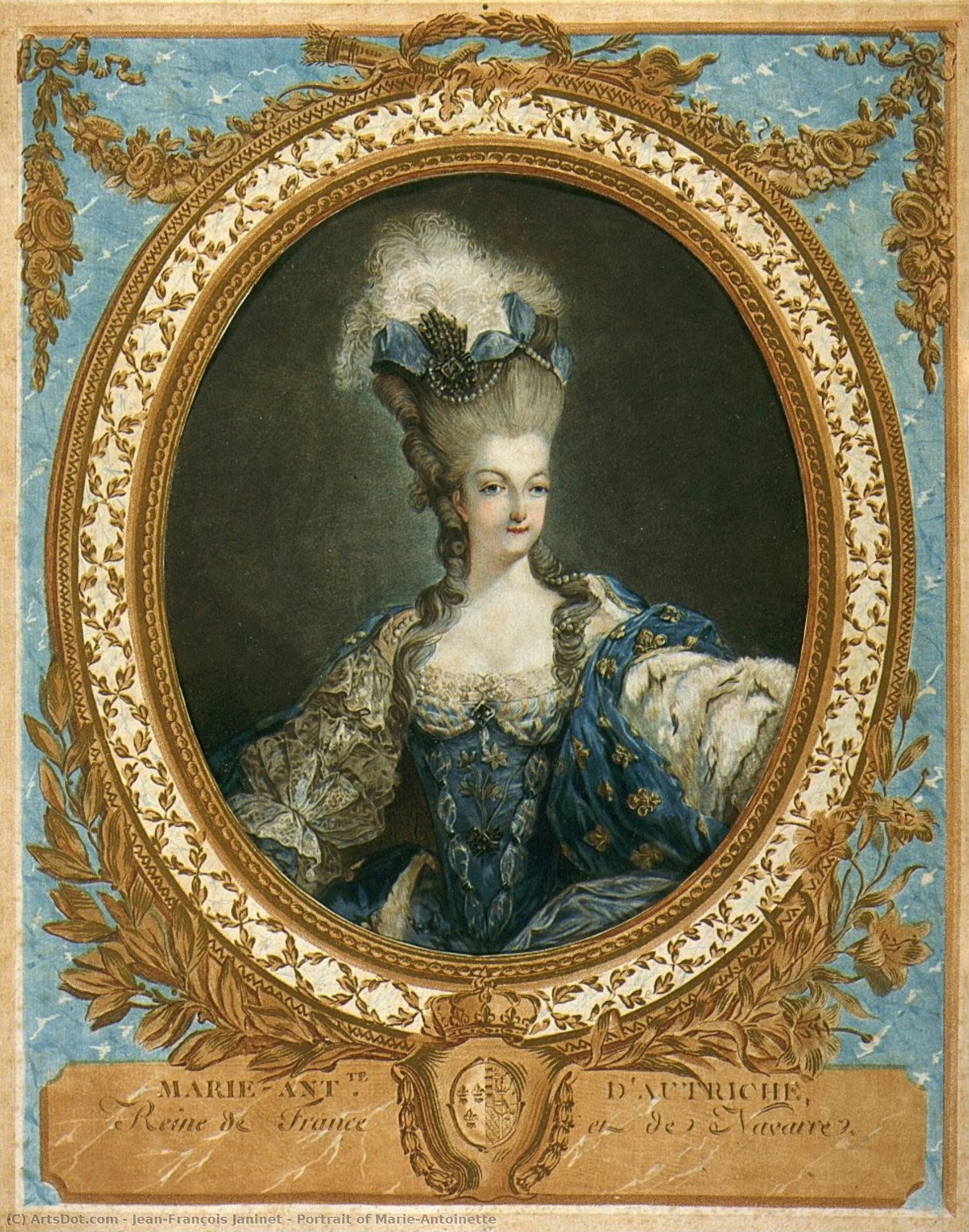 Portrait Of Marie-antoinette — Jean-françois Janinet