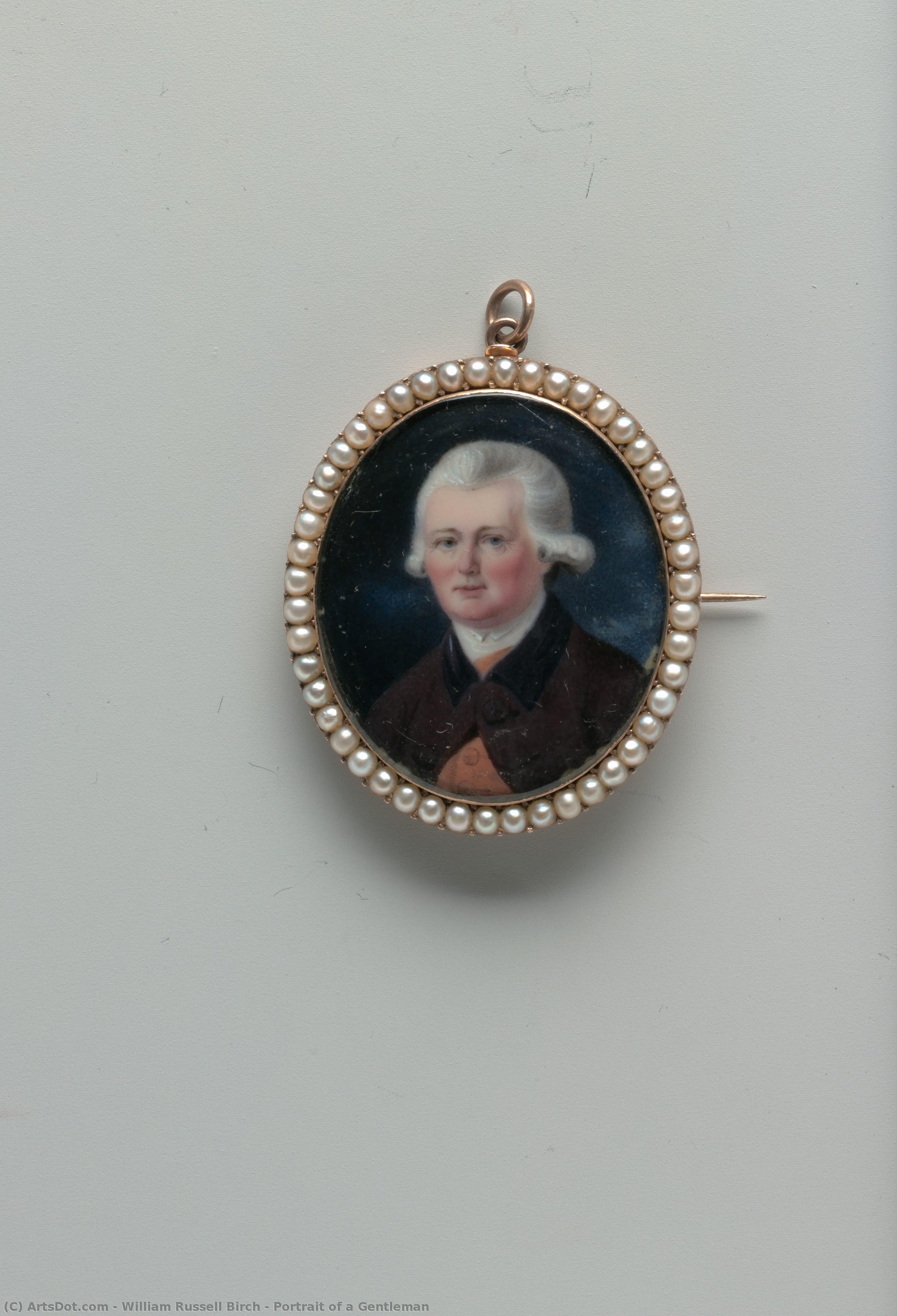 Portrait Of A Gentleman — William Russell Birch