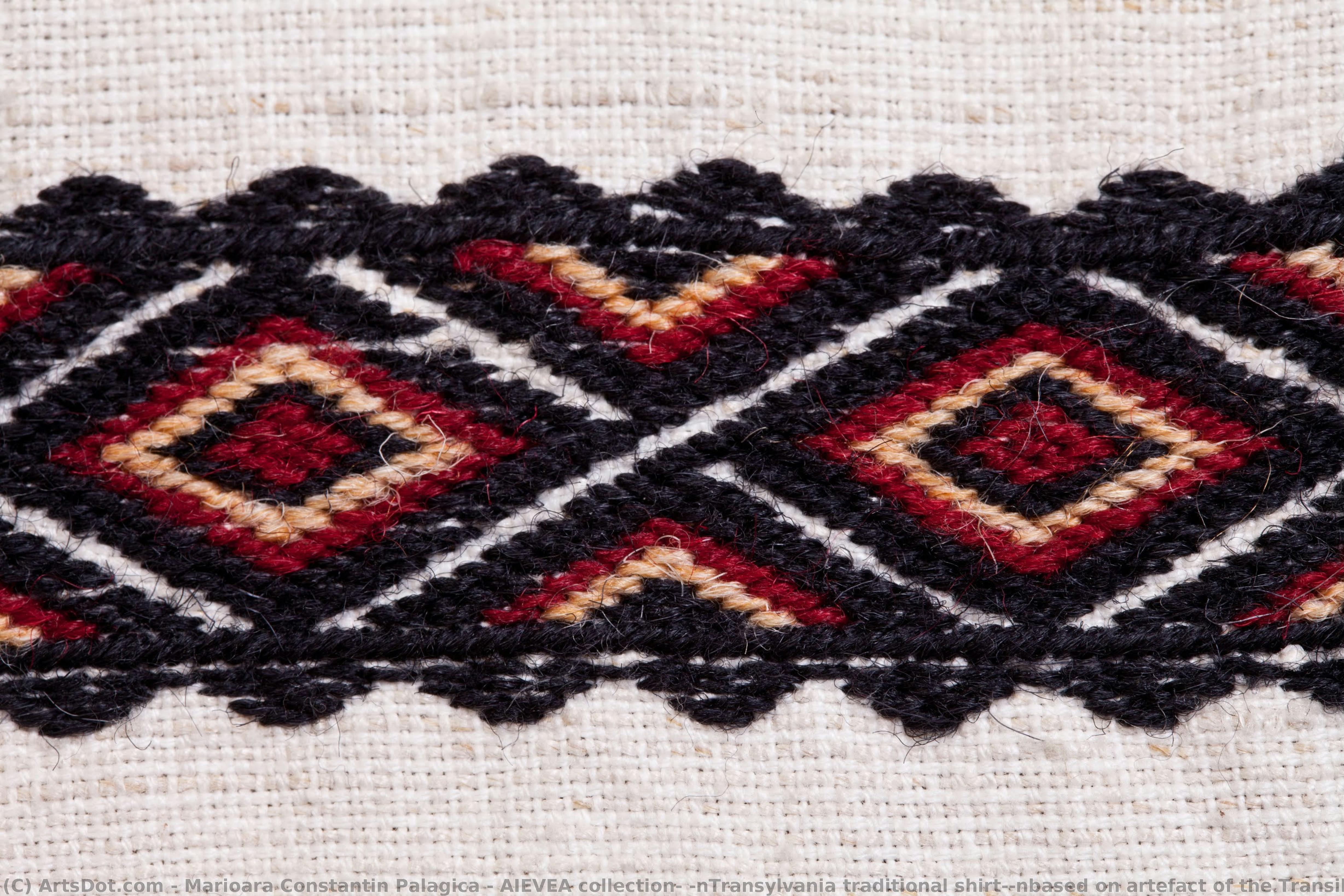 Aievea Collection; \ntransylvania Traditional Shirt;\nbased On Artefact Of The Transilvania Ethnographic Museum — Marioara Constantin Palagica