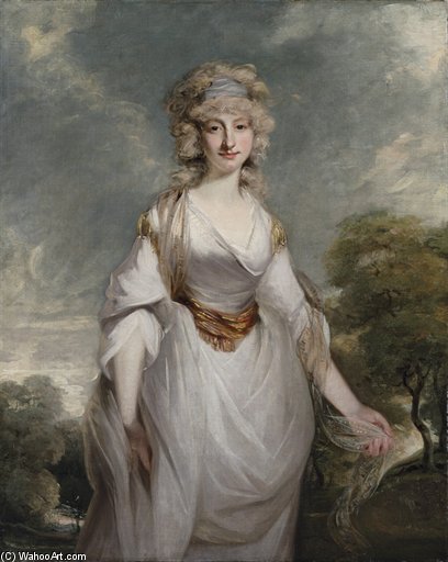 Portrait Of Lady Almeria Carpenter — Richard Cosway