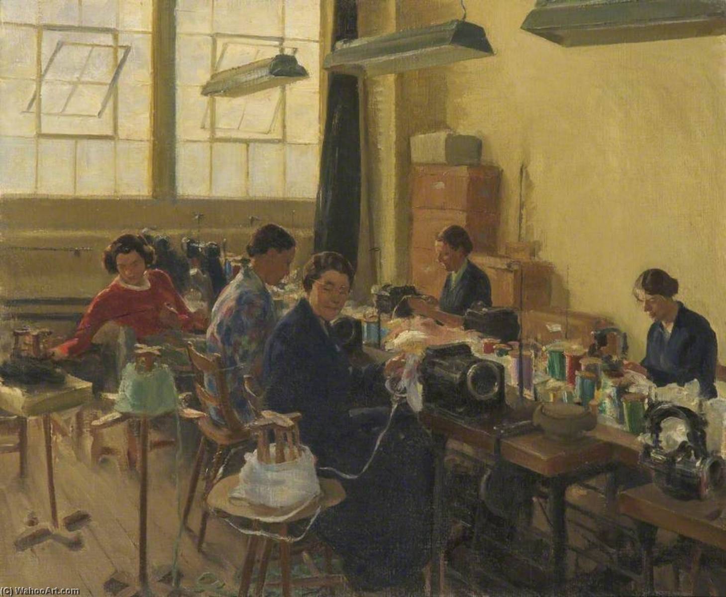 At The Sewing Machines — Amy Katherine Browning