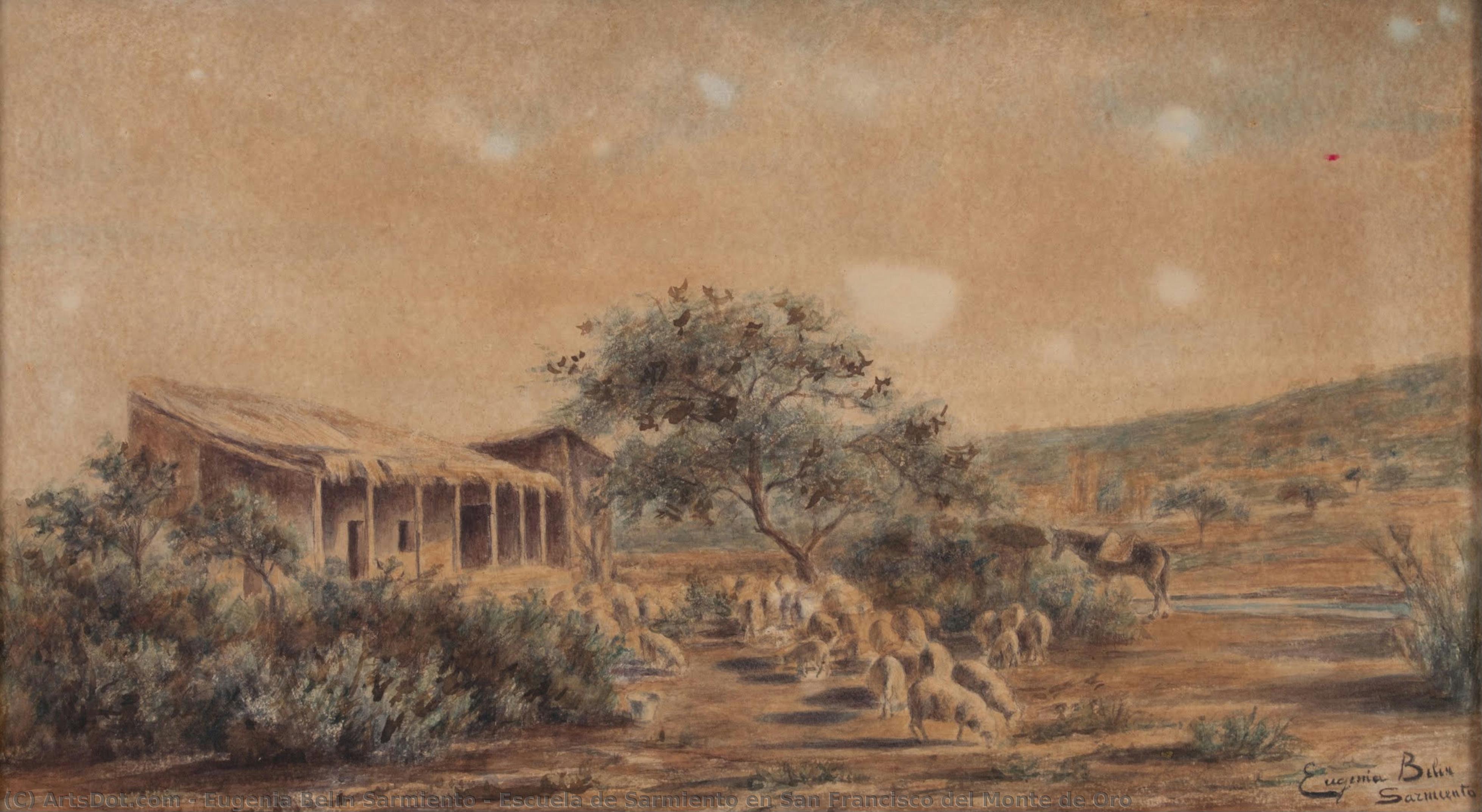 Escuela De Sarmiento En San Francisco Del Monte De Oro — Eugenia Belín Sarmiento