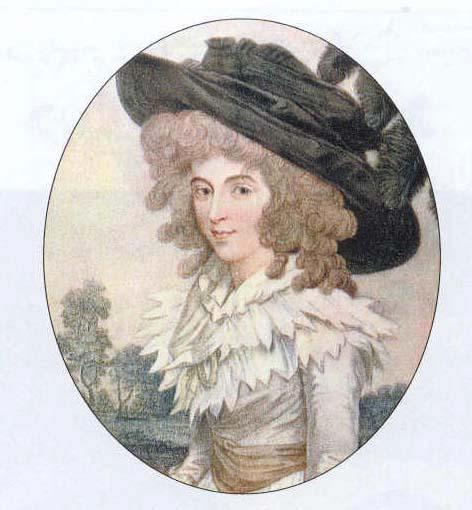 Portrait Of Henrietta, Viscountess Duncannon — John Downman