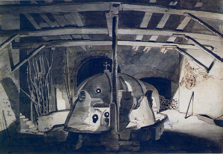 Study Of The Interior Of Glass-house — Joseph Wright Of Derby