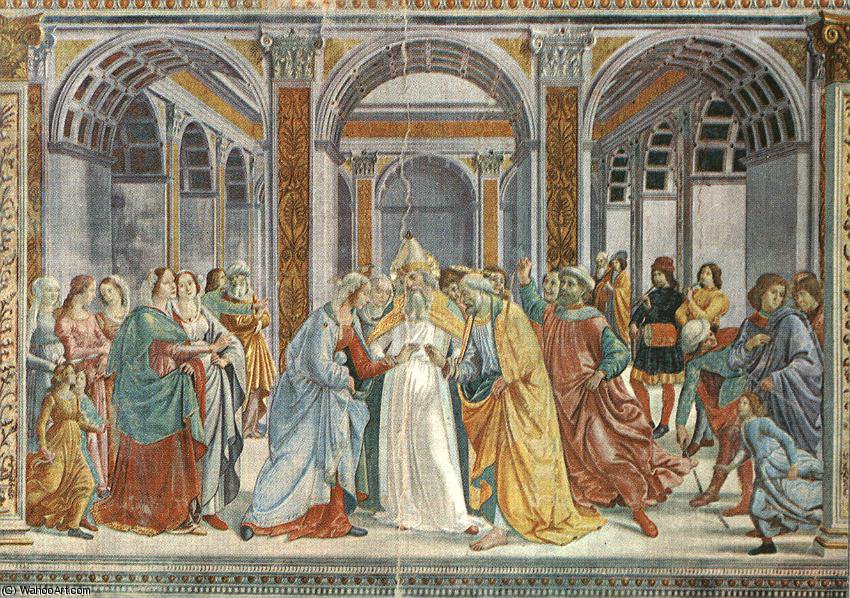 Marriage Of The Virgin, S.maria Novella, Florenc — Domenico Ghirlandaio