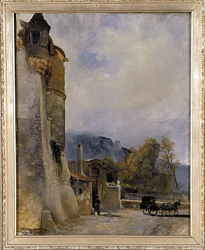 La Tour Et Le Portail De L'hôtel De Ville — Théodore Ravanat