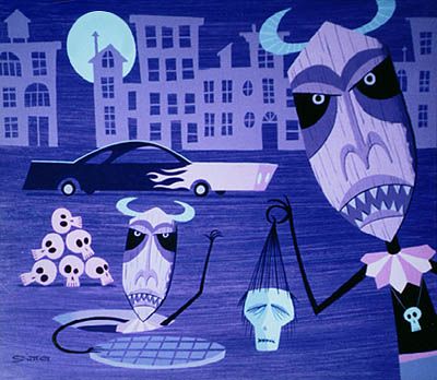 Headhunter In The City — Josh Agle (shag)