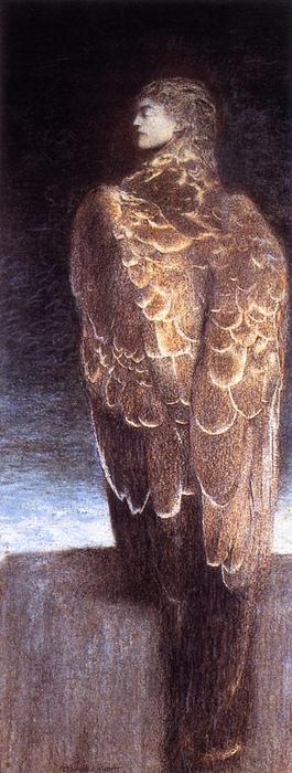 Sleeping Medusa — Fernand Edmond Jean Marie Khnopff