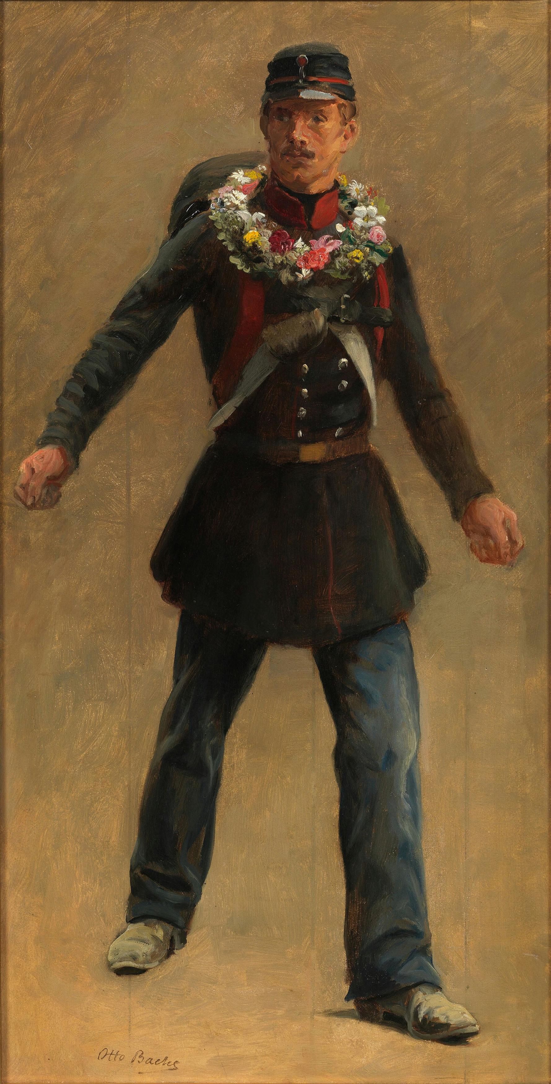 Danish Soldier From The First Schleswig War. Study — Otto Bache