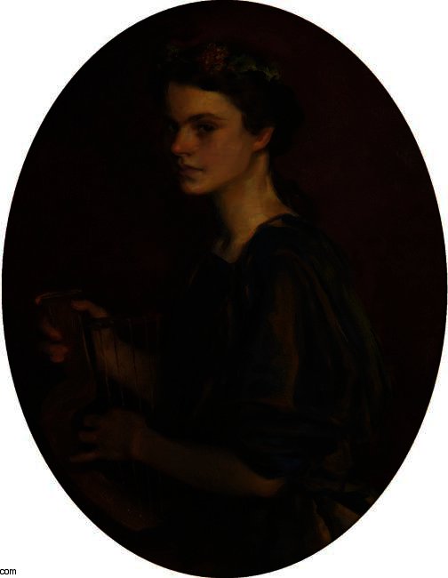 Girl With Lyre (portrait Of Dorothea Gilder) — Cecilia Beaux