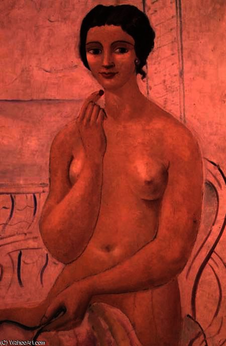Girl With Lipstick — Christopher Wood