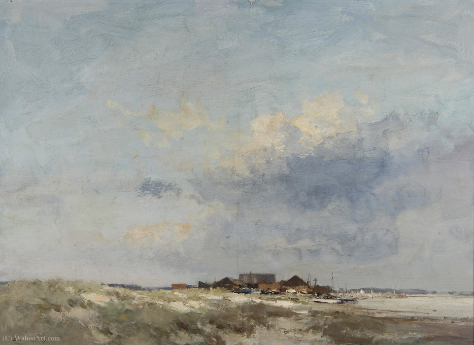 Fishermen's Boats Off The East Coast — Edward Seago