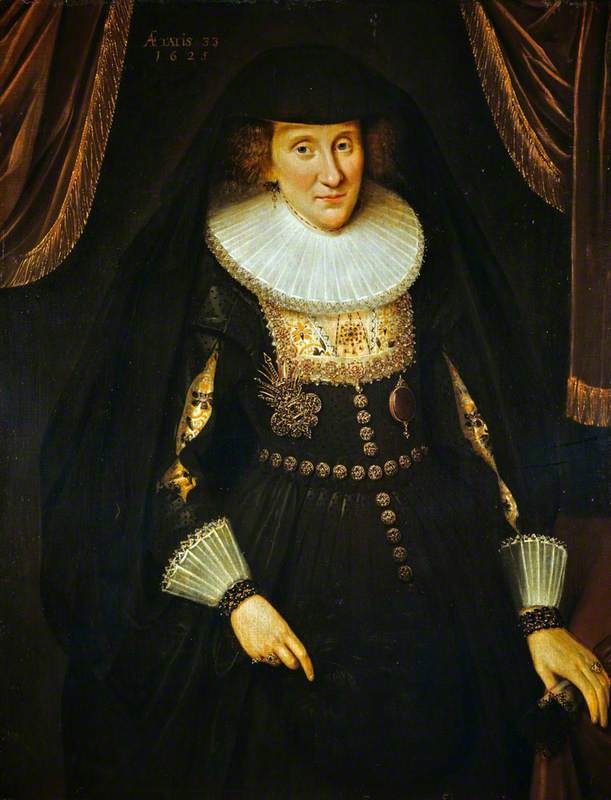 Lady Anne Hay (c.1592–1625 1628), Countess Of Winton, Wife Of The 3rd Earl Of Winton — Adam De Colone