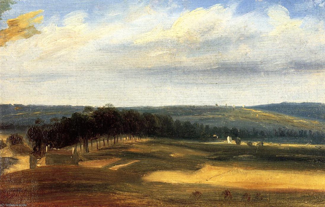 The Vallee De La Bievre Near Paris — Théodore Rousseau (pierre Etienne Théodore Rousseau)