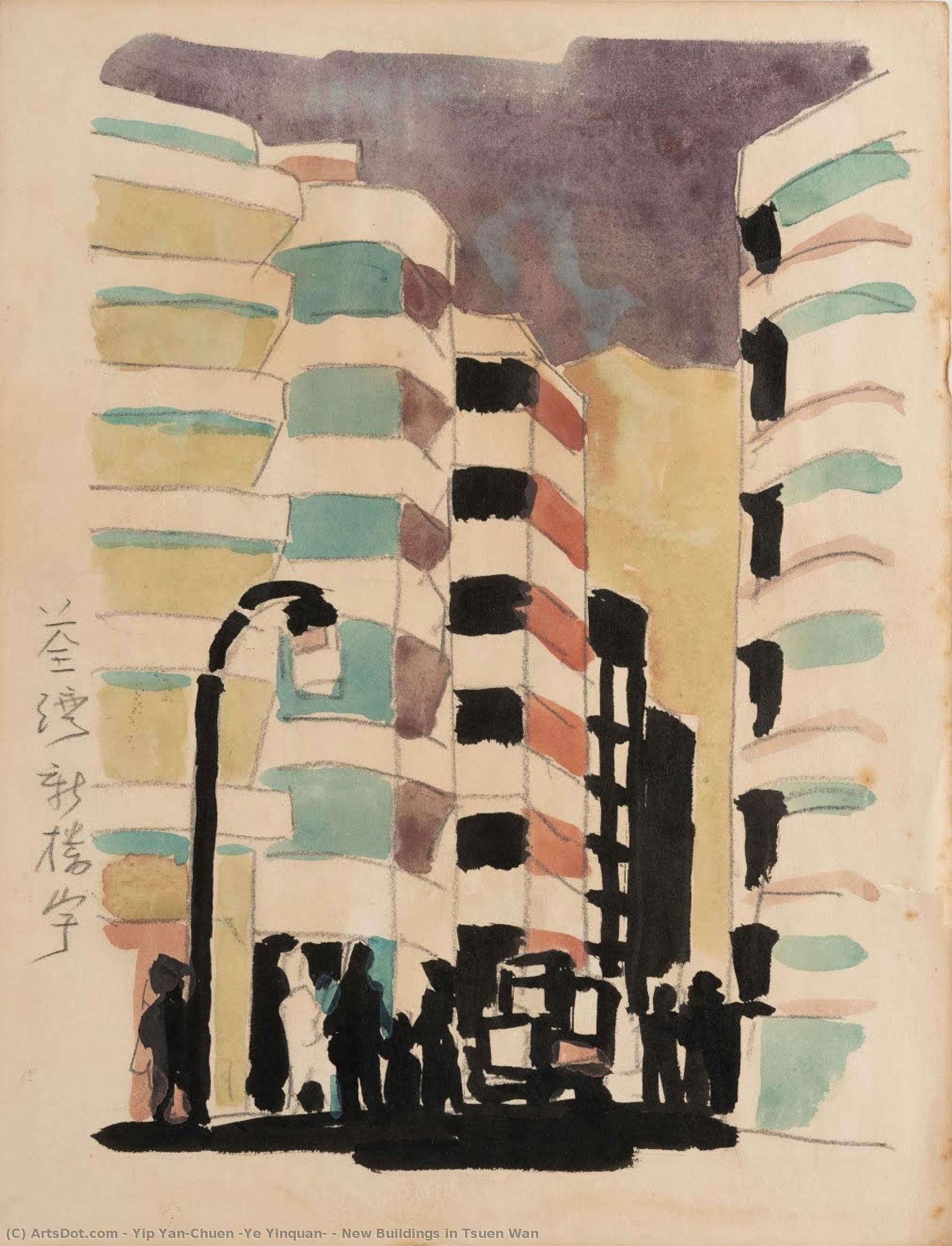 New Buildings In Tsuen Wan — Yip Yan-chuen (ye Yinquan)