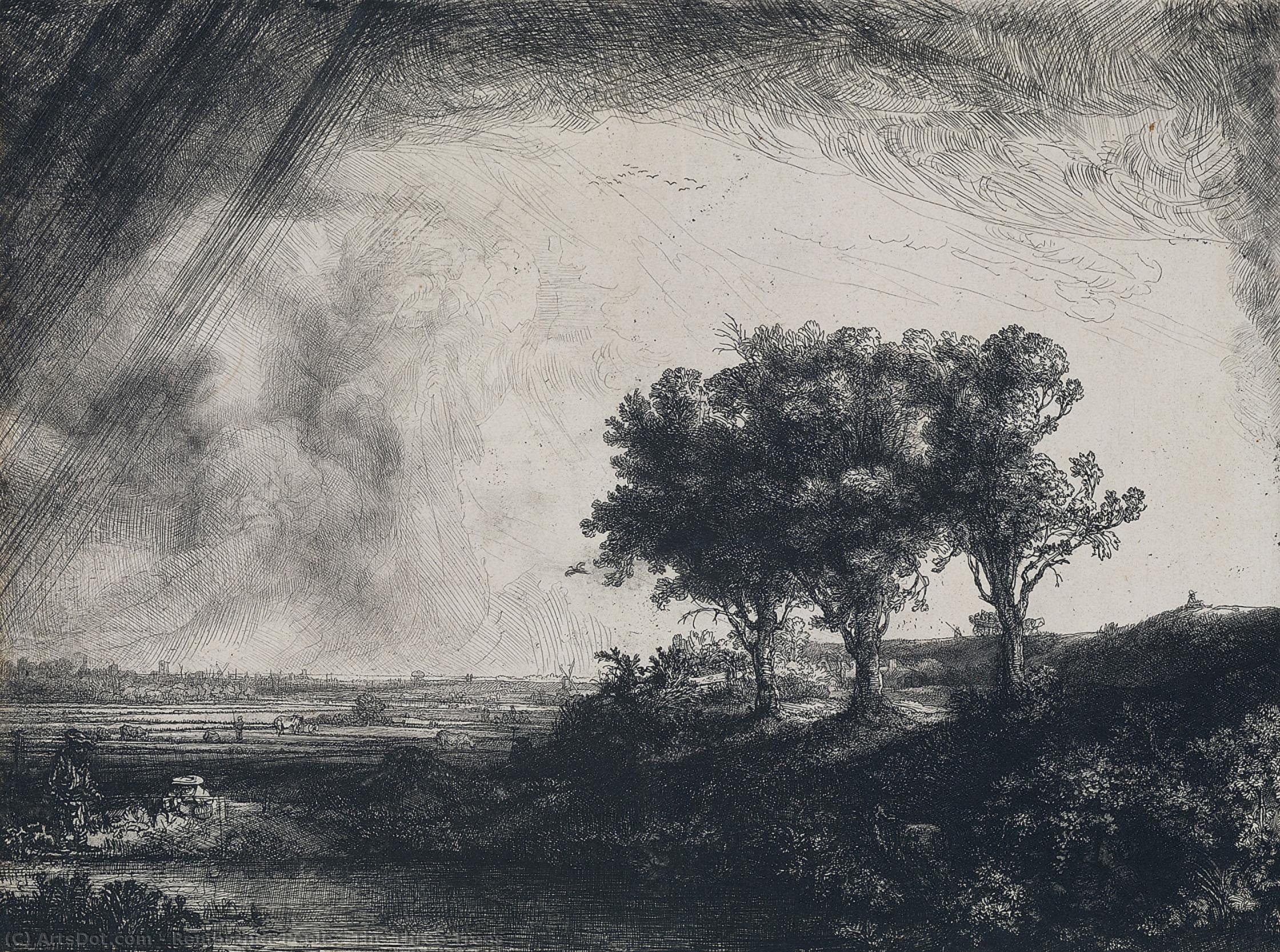 The Three Trees — Рембрант Пил