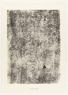 Mottled Matter (texte Moucheté) From The Portfolio Sites And Paths (sites Et Chaussées) From Phenomena (les Phénomènes) — Jean Philippe Arthur Dubuffet