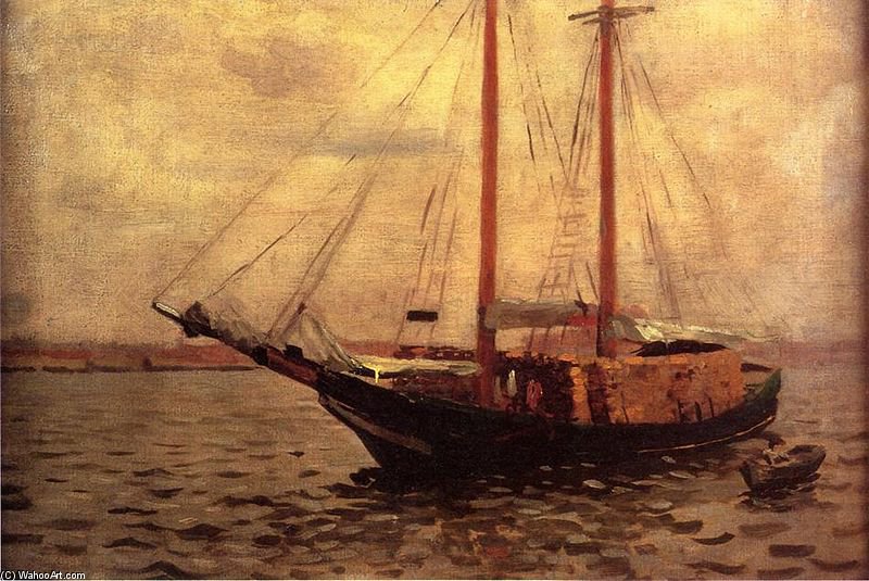 The Lumber Boat — Thomas Pollock Anshutz