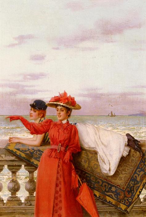 Looking Out To Sea — Vittorio Matteo Corcos