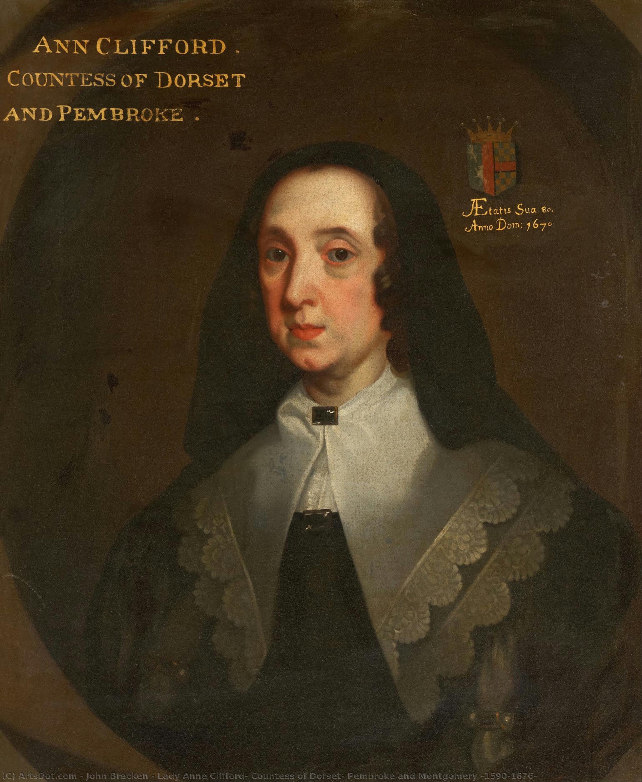 Lady Anne Clifford, Countess Of Dorset, Pembroke And Montgomery (1590-1676) — John Bracken