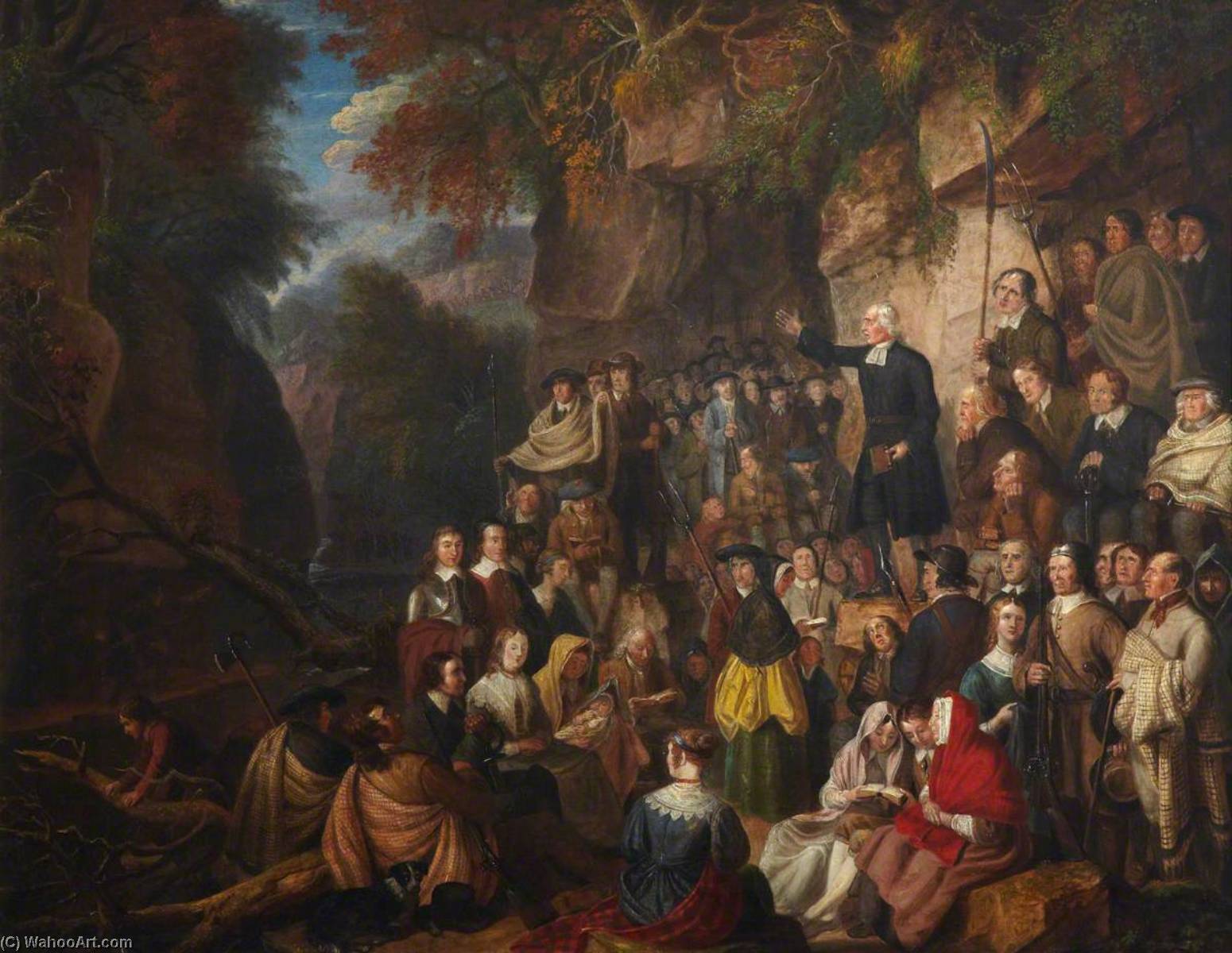 Covenanters In A Glen — Alexander Carse