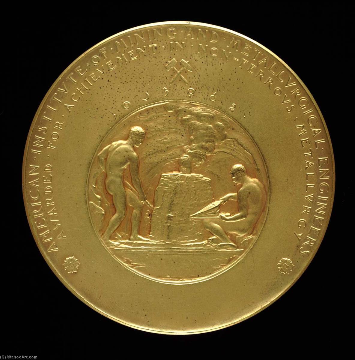 James Douglas Award For Achievement In Non Ferrous Metallurgy (reverse) — Anthony De Francisci