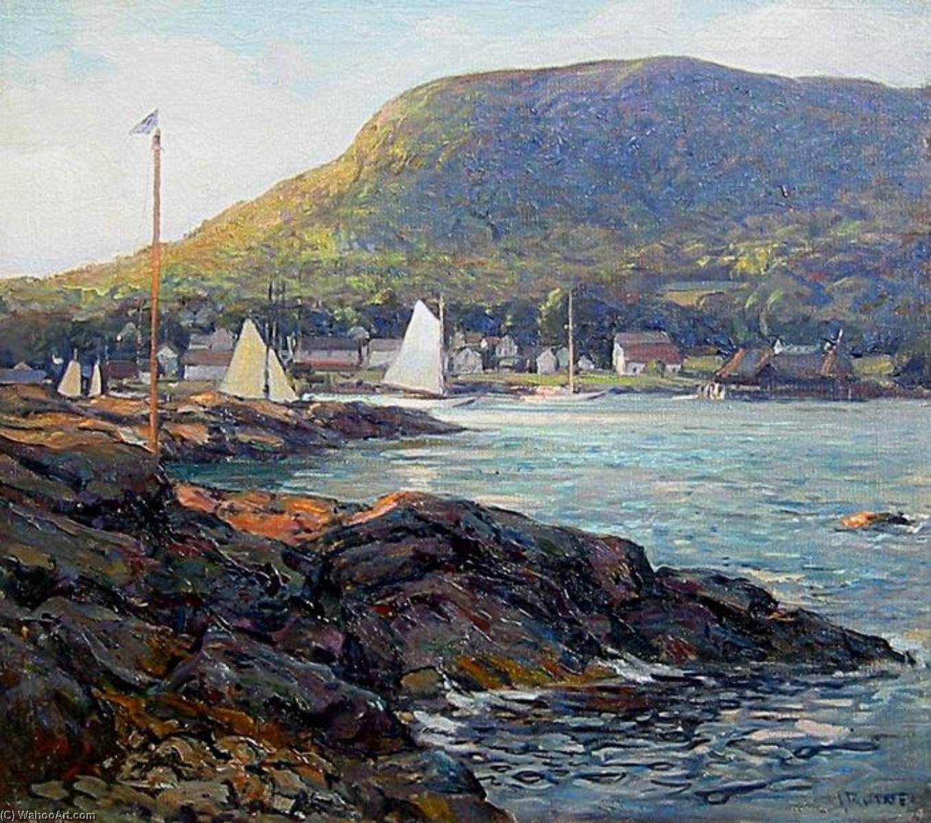The Harbor At Camden, Maine — Wilson Henry Irvine
