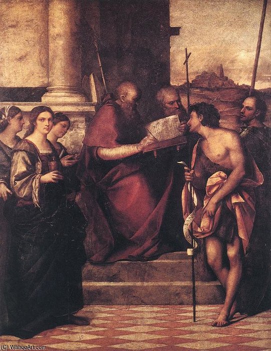 San Giovanni Crisostomo And Saints — Sebastiano Del Piombo