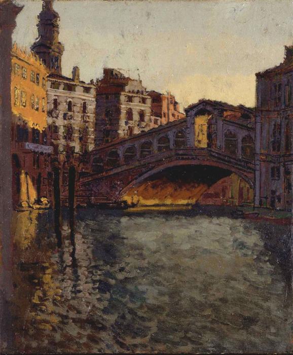 The Rialto Bridge, Venice — Уолтер Ричард Сиккерт