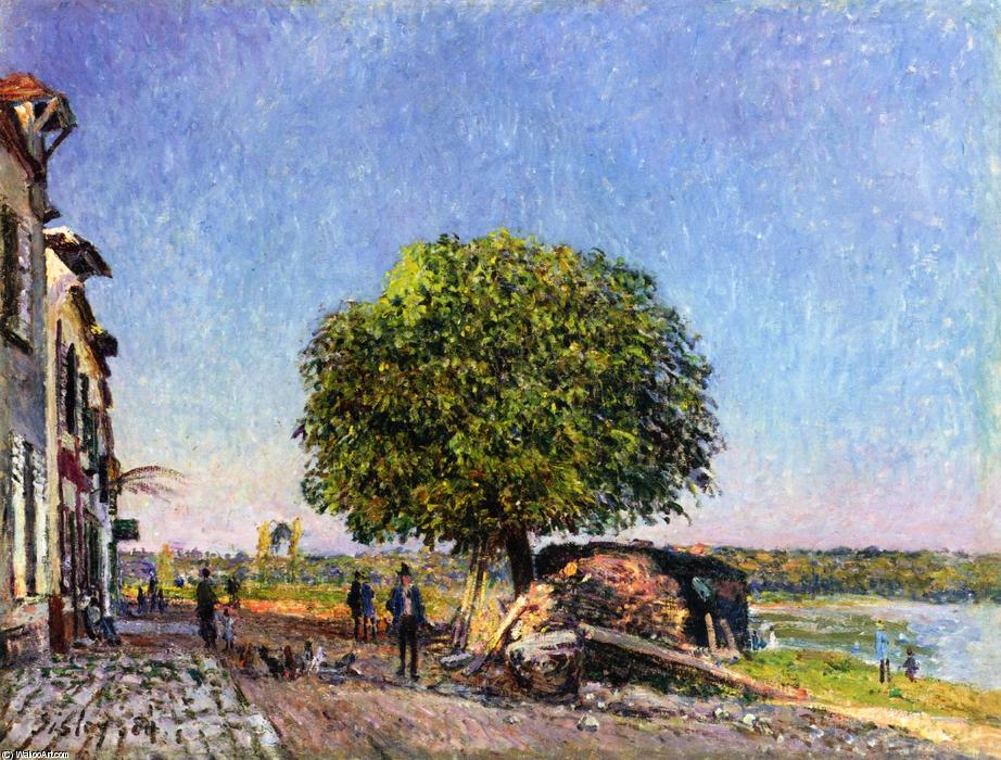 Le Marronier À Saint-mammes — Alfred Sisley