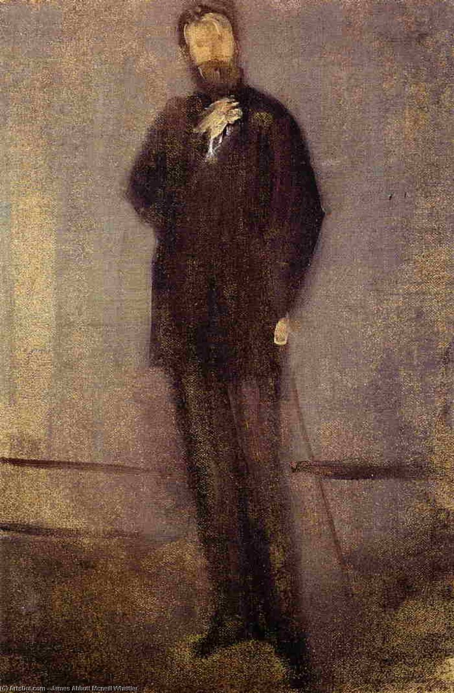 Estudio Para El Retrato De F. R. Leyland — James Abbott Mcneill Whistler