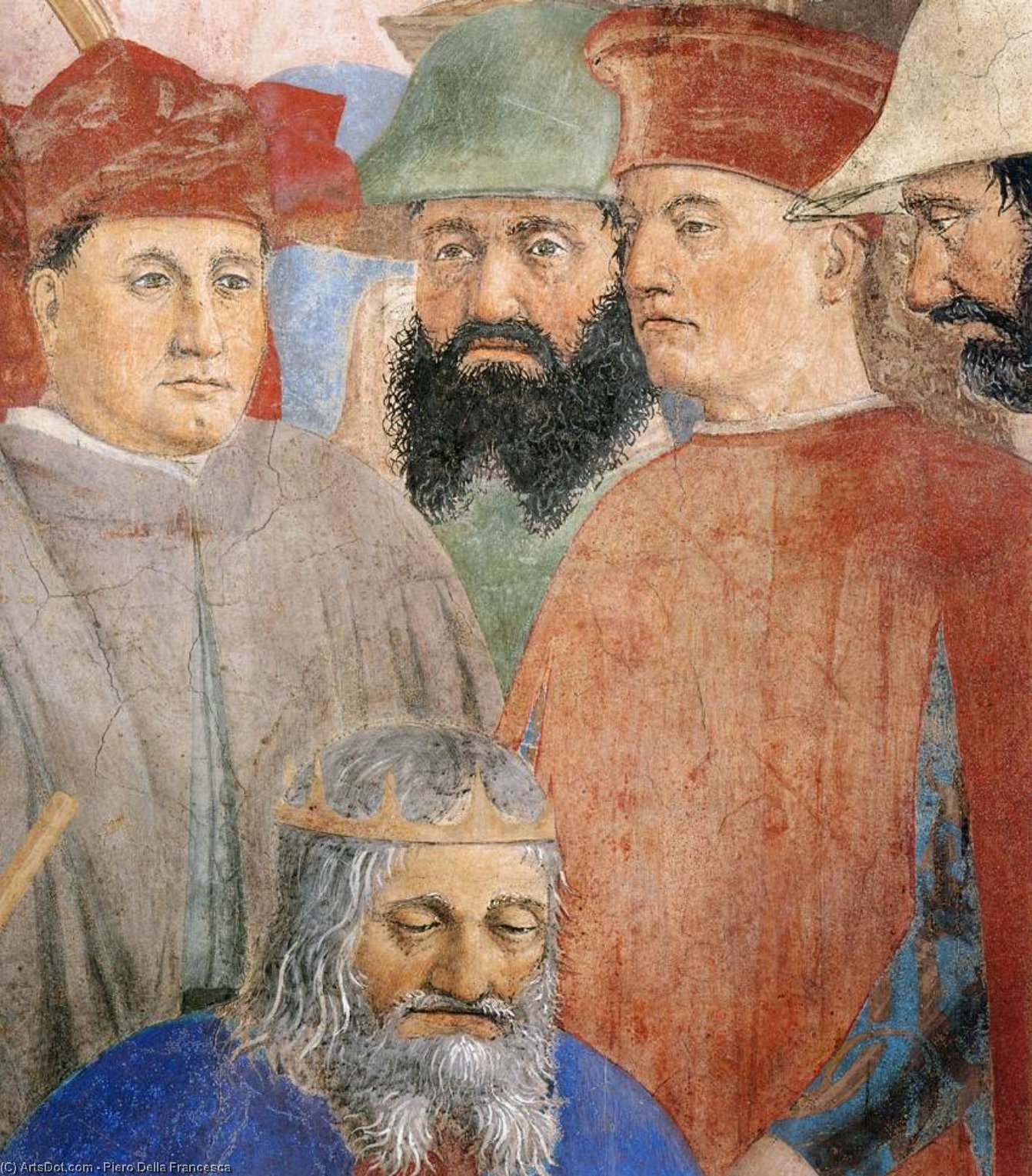 Der Kampf Zwischen Heraklius Und Chosroes (detail) — Piero Della Francesca