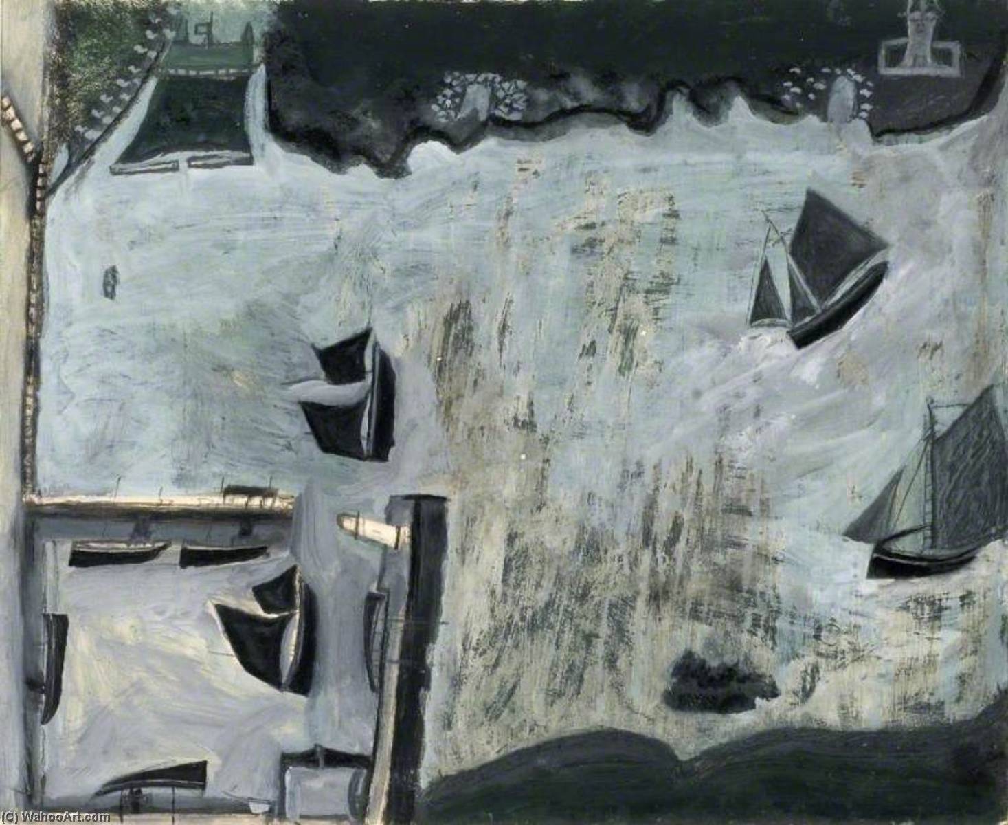 St Michael's Mount Harbour — Alfred Wallis