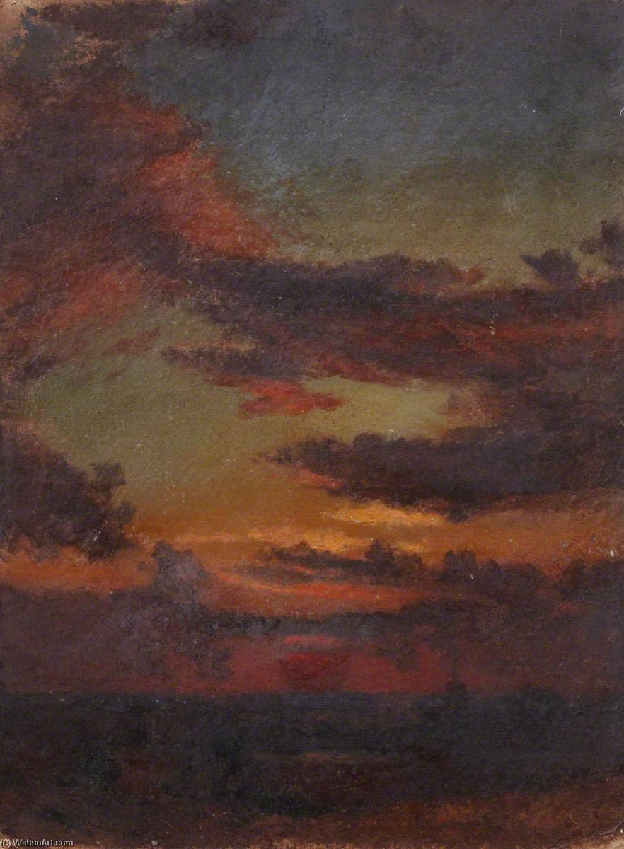 Sunset Over The Water — Томас Стюарт Смит