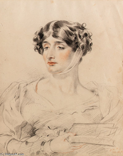 Portrait Of Mrs. Sarah Siddons — George Henry Harlow