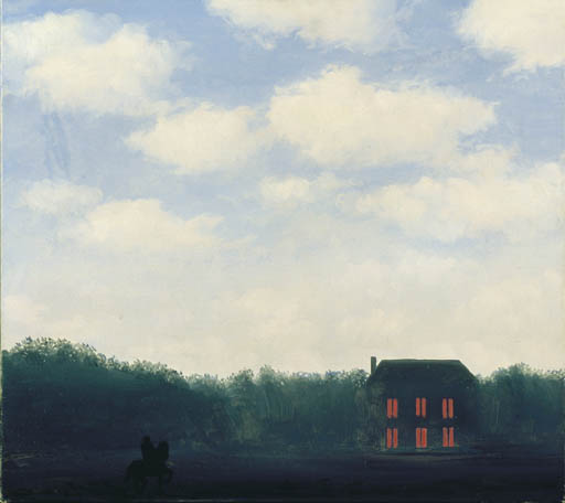 Landscape With Rider — René Magritte