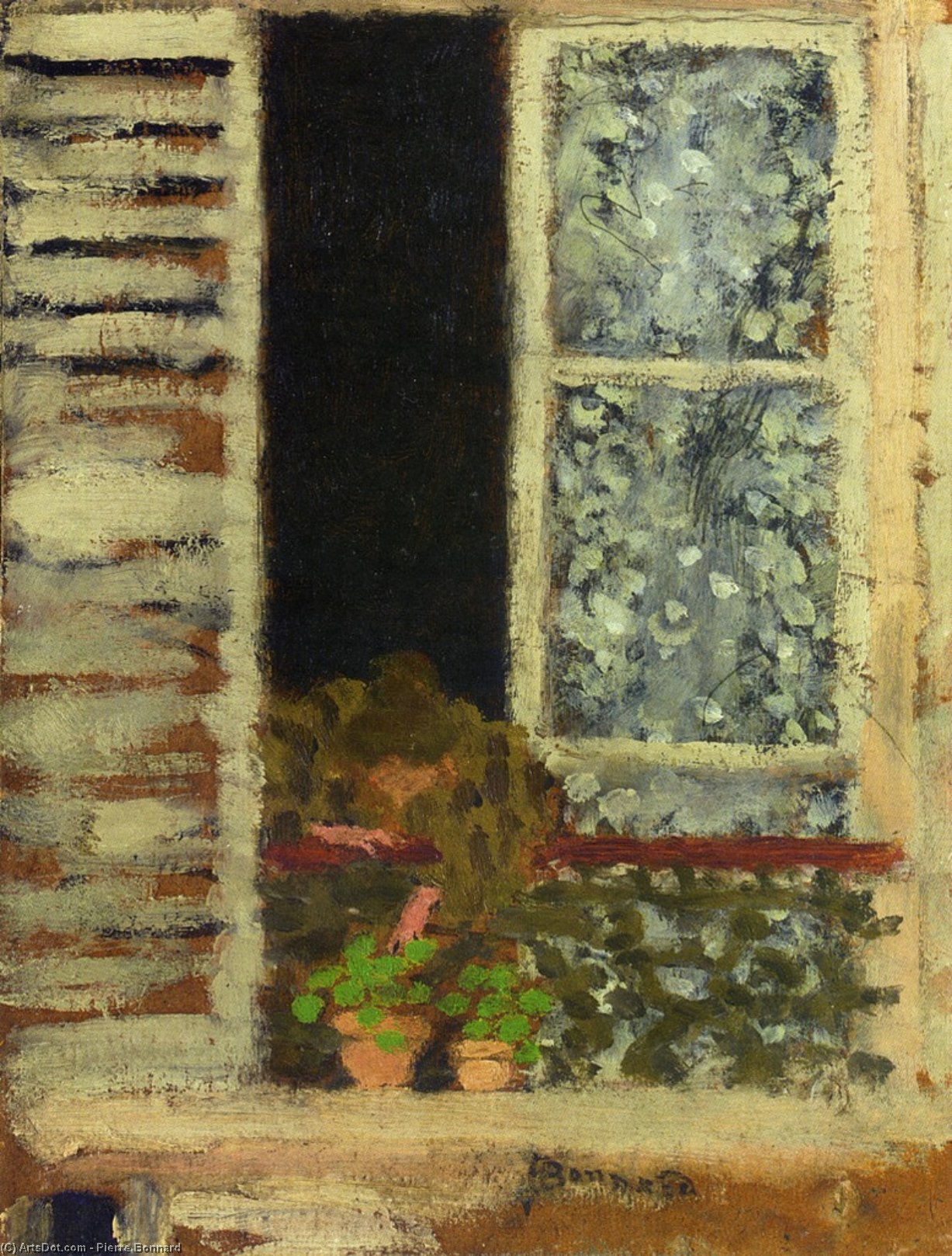 Woman At Her Window — Pierre Bonnard
